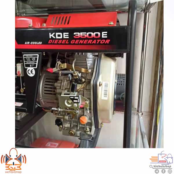 موتور برق  2 کیلو وات گازوئیلی کاما مدل KDE3500E | بازرگانی اعتصامی 