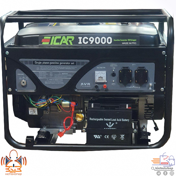 موتور برق 7 کیلو وات بنزینی ایکار مدل IC9000