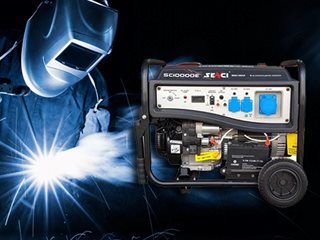 موتوربرق بنزینی جوشکاری با الکترود 3 به پایین (5 کیلو وات به بالا )