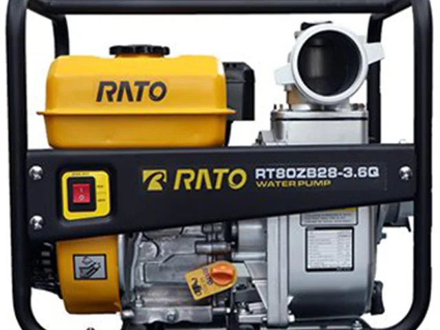 کارکرد موتور پمپ آب 3 اینچ راتو بنزینی RATO – RT80ZB