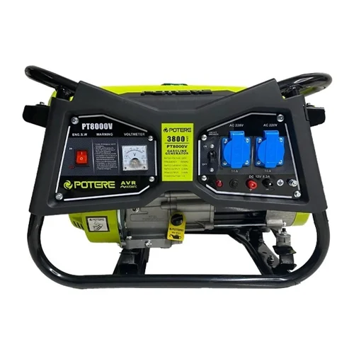 موتور برق بنزینی پوتر 3.8 کیلو وات مدل PT8000V- هندلی