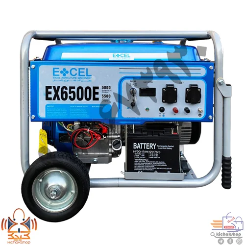 موتور برق  5.5 کیلو وات بنزینی اکسل EX6500E