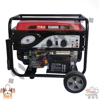 موتور برق 5.5 کیلو وات تی اس جی مدل TSJ 6000 E استارتی