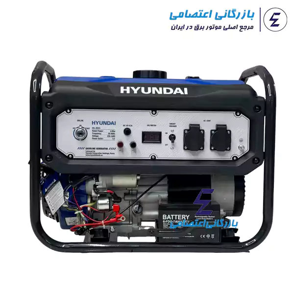 موتور برق هیوندای بنزینی 4کیلووات مدل HG3055