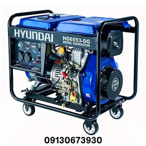 موتور برق هیوندای دیزلی 5.5 کیلو وات مدل HG6553-DG