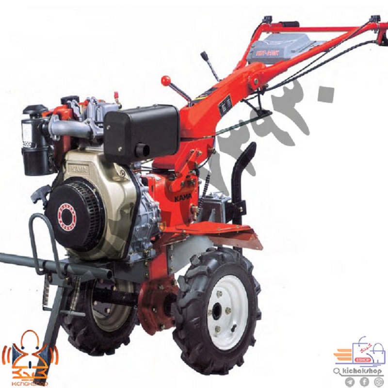 تیلر کولتیواتور 12 اسب دیزلی کاما اورجینال- شاسی - موتور - گیربکس کاما اصلی