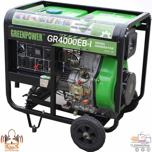 موتور برق 3 کیلو وات دیزلی گرین پاور مدل GR4000EB-I
