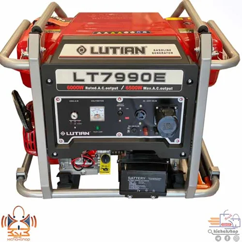 موتور برق بنزینی 6.5 کیلو وات لوتیان استارتی مدل LUTIAN LT7990E