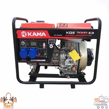 موتور برق 6 کیلو وات دیزلی کاما سه فاز مدل KDE7000E3