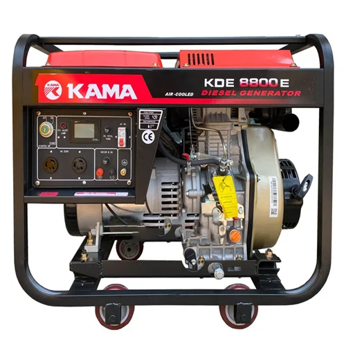 موتور برق کاما 6.5 کیلو وات دیزلی  kama KDE8800E - استارتی