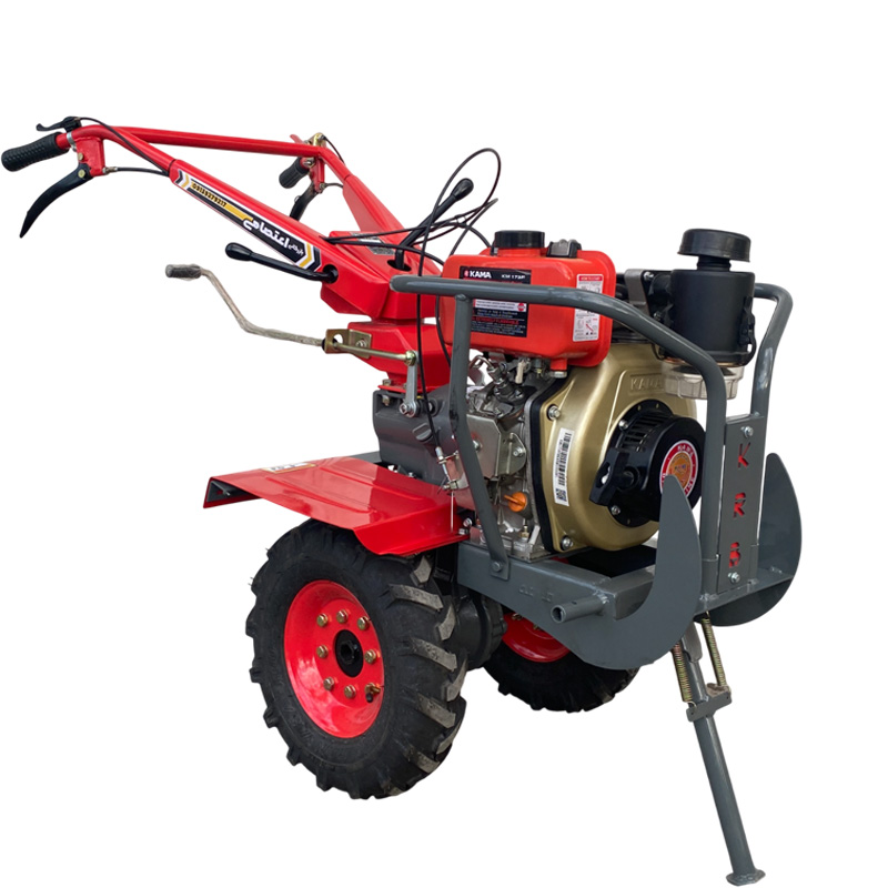 تیلر کولتیواتور 5.5 اسب مزرعه تقویت شده با موتور کاما اورجینال