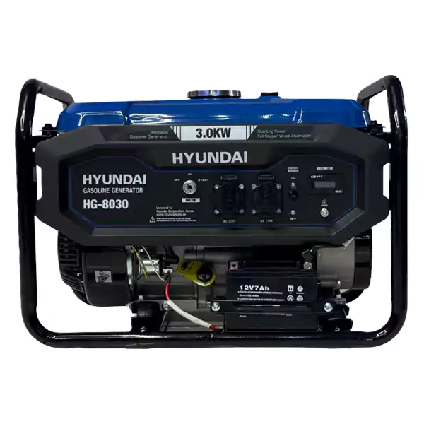 موتور برق هیوندی بنزینی 3 کیلووات مدل HG8030